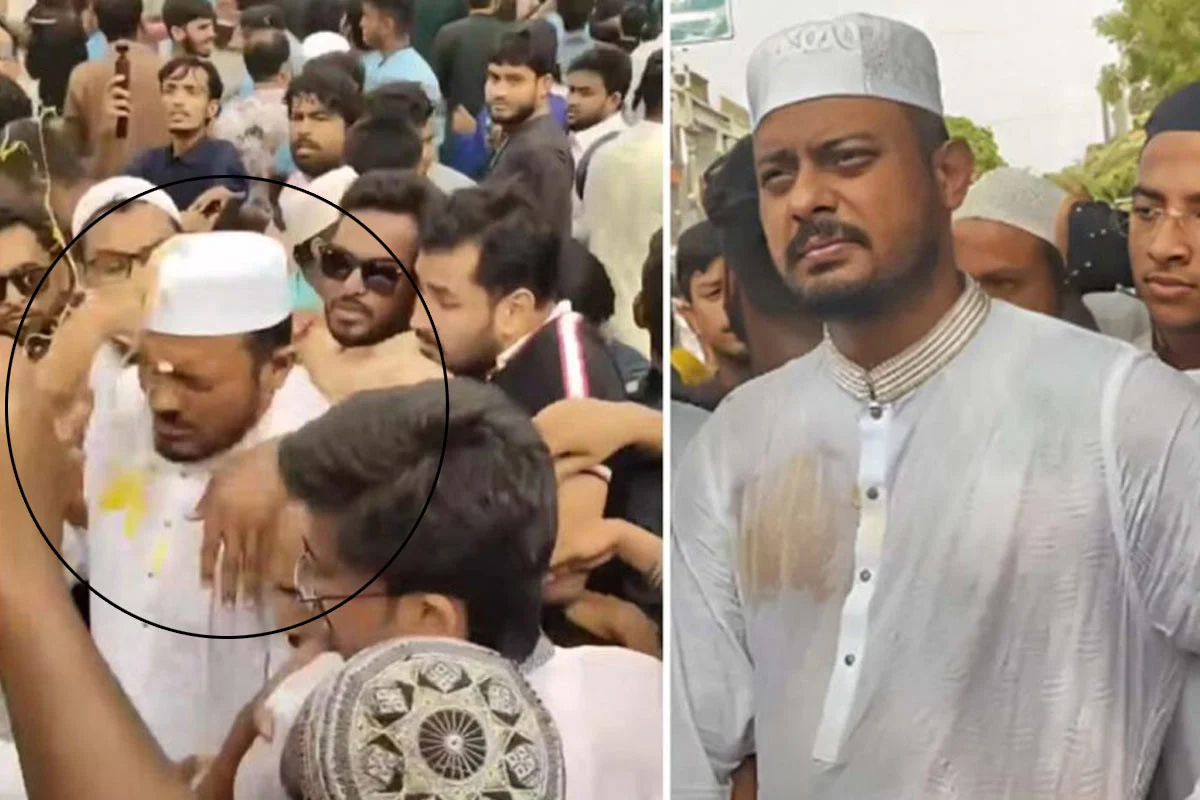 ঝিনাইদহে নাসীরুদ্দীন পাটওয়ারীর ওপর ডিম নিক্ষেপ